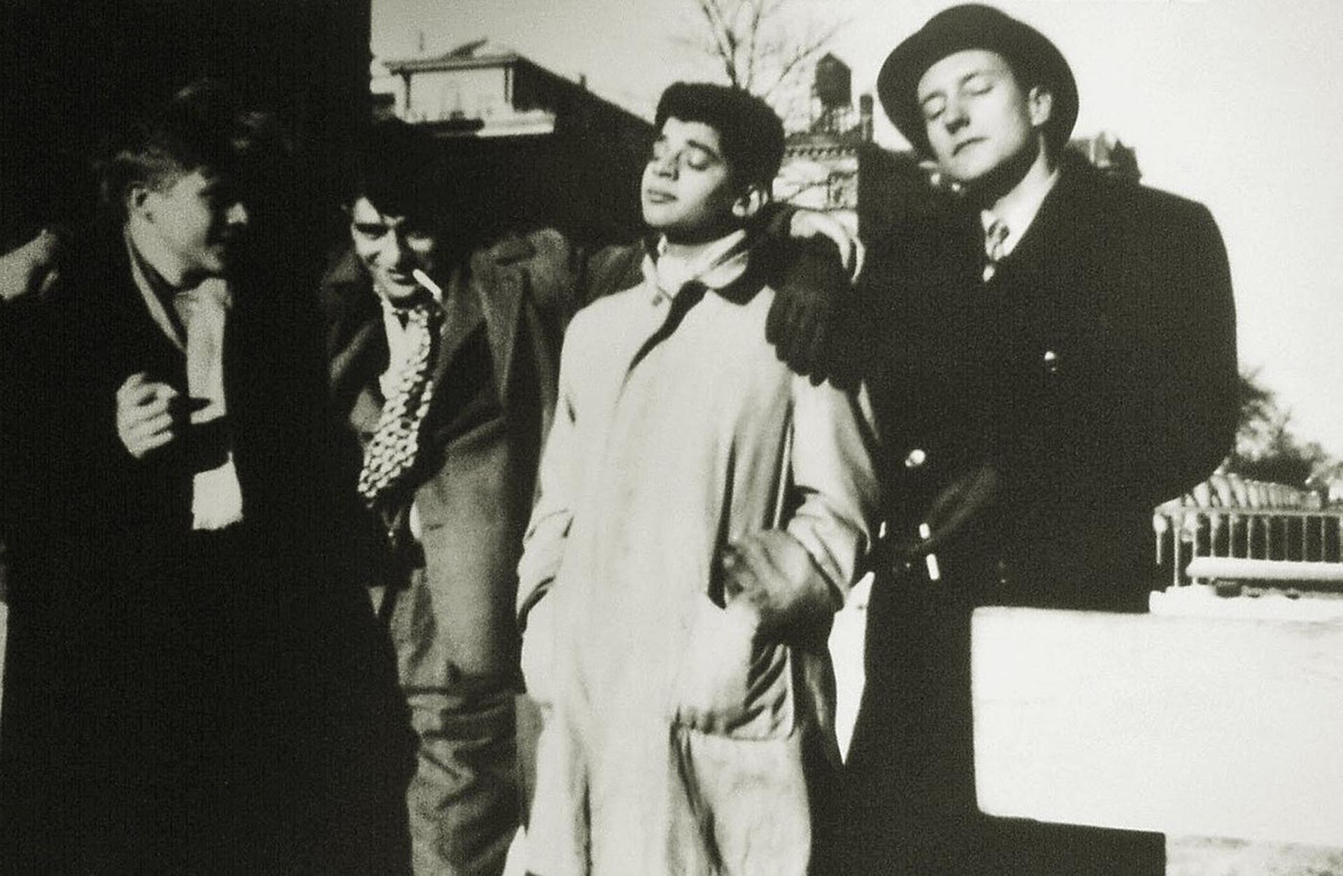 Lucien Carr, Jack Kerouac, Allen Ginsberg y William S. Burroughs 