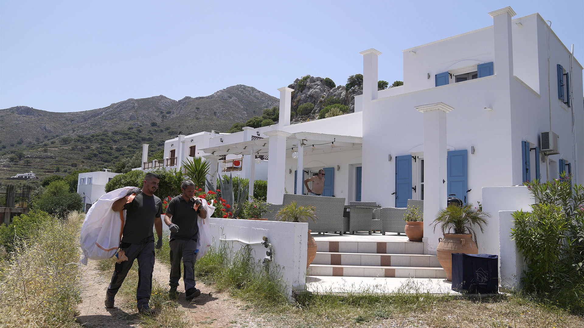 Tilos is expecting 30,000 visitors this summer, while the neighboring island of Rhodes will welcome more than 2 million (AP Photo/Thanassis Stavrakis)