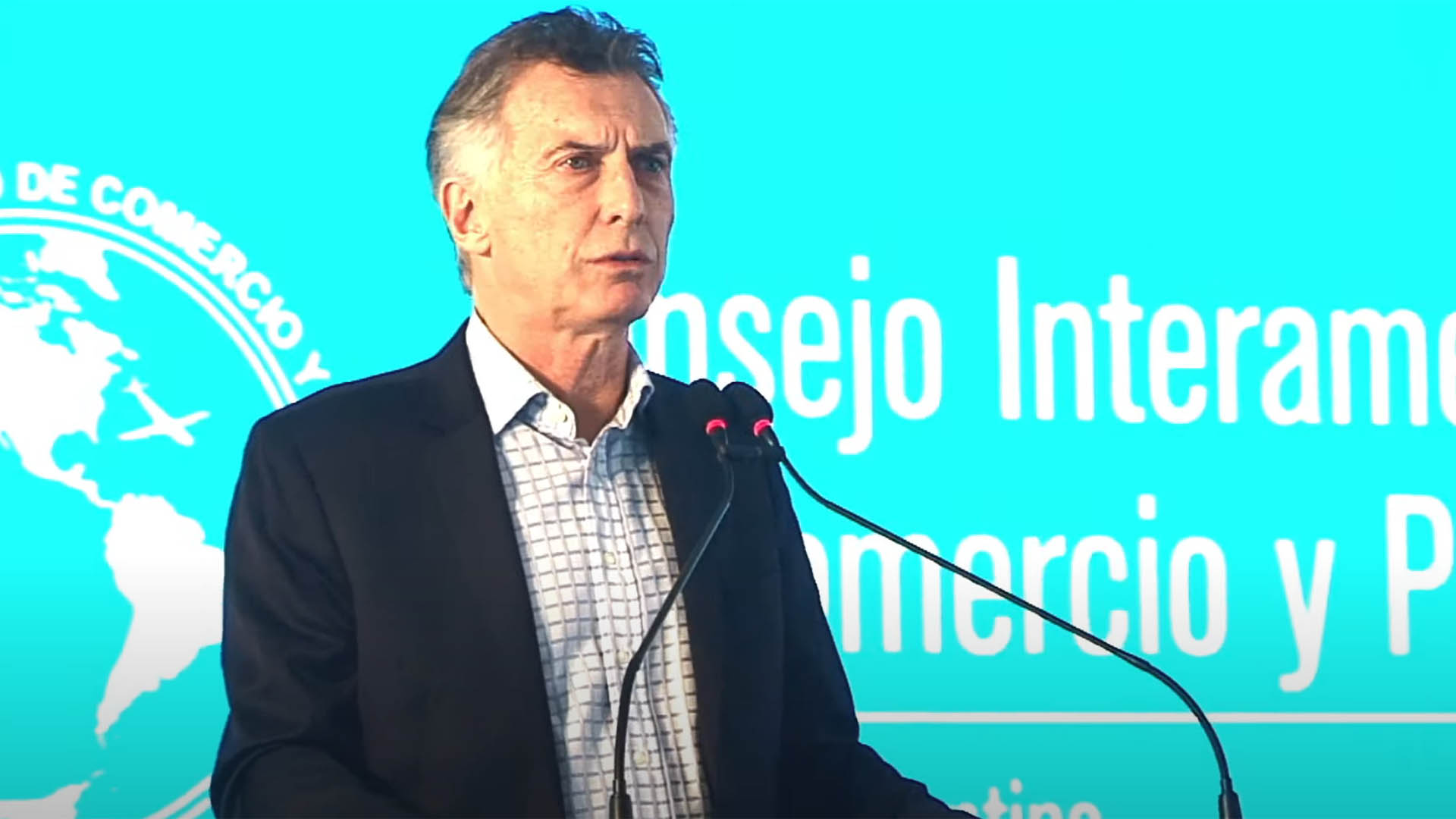 Mauricio Macri expuso ante empresarios en el almuerzo del Cicyp, la semana pasada, y cruzó a Rodríguez Larreta por convocar a elecciones concurrentes en la Ciudad