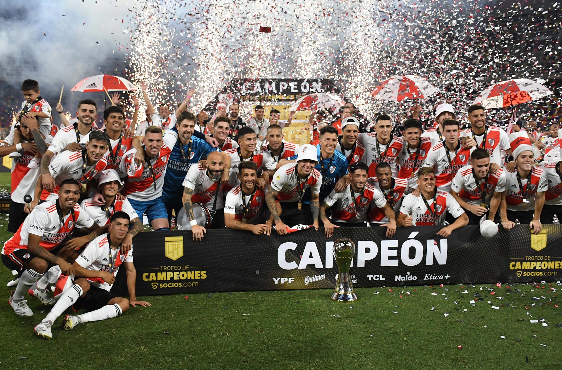 River, campeón de la Liga Profesional y el Trofeo de Campeones, debutará ante Unión de Santa Fe @fotobairesarg