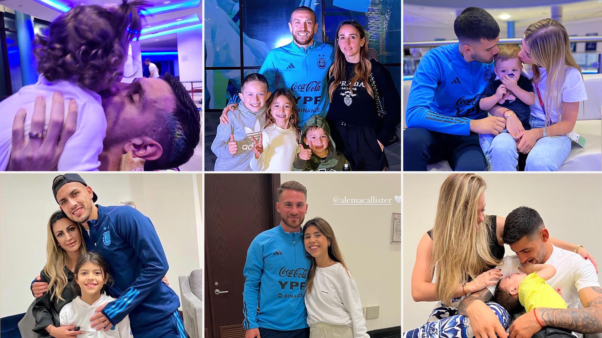 El álbum de fotos de la visita de las familias a los jugadores de Argentina tras el pase a la semifinal del Mundial: mensajes de amor y risas 