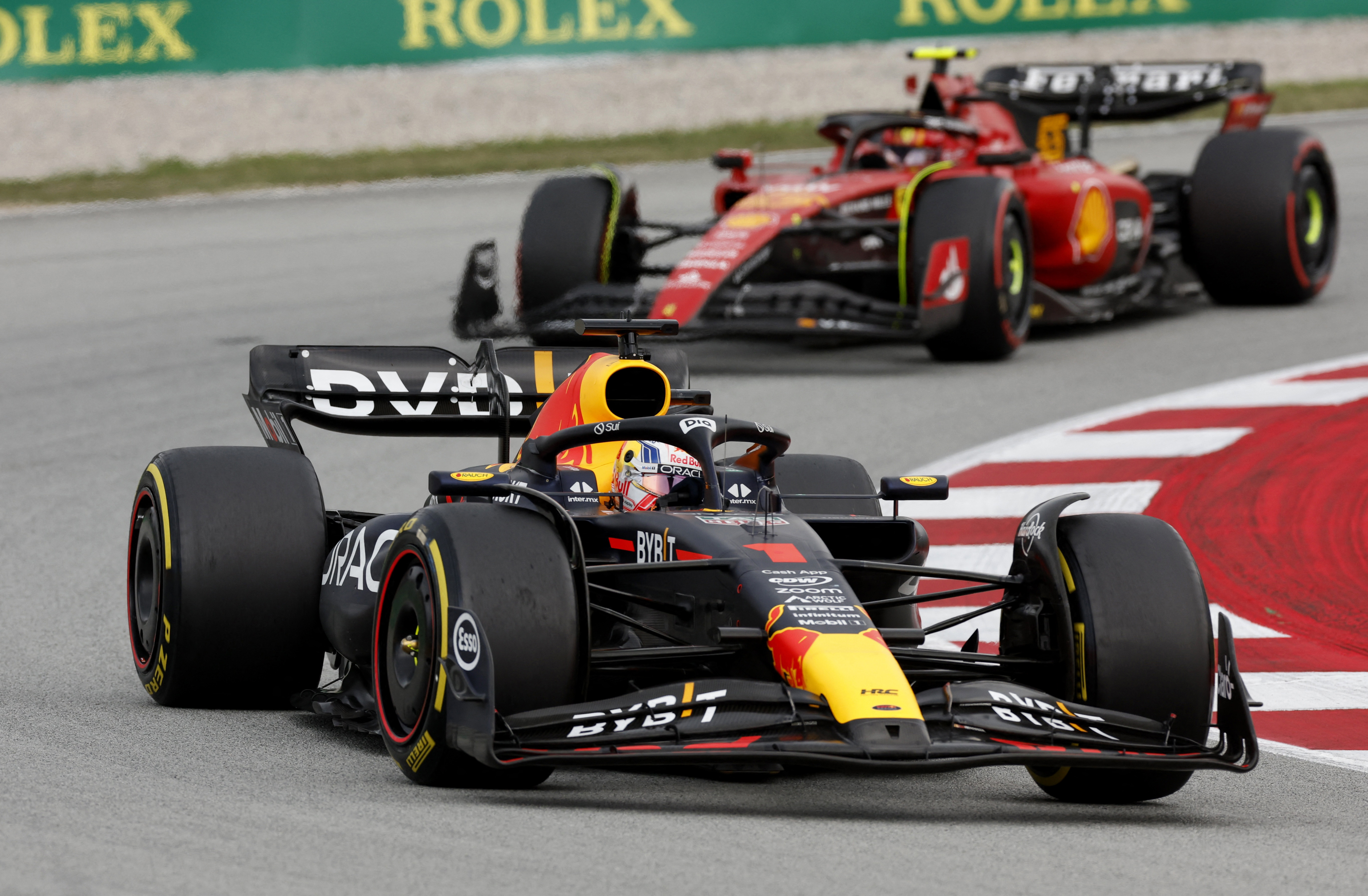 Max Verstappen logró su quinta victoria sobre siete Grandes Premios disputadas (REUTERS/Albert Gea)