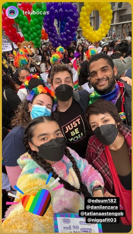 Tatiana Astengo apoya a la comunidad LGTBI.