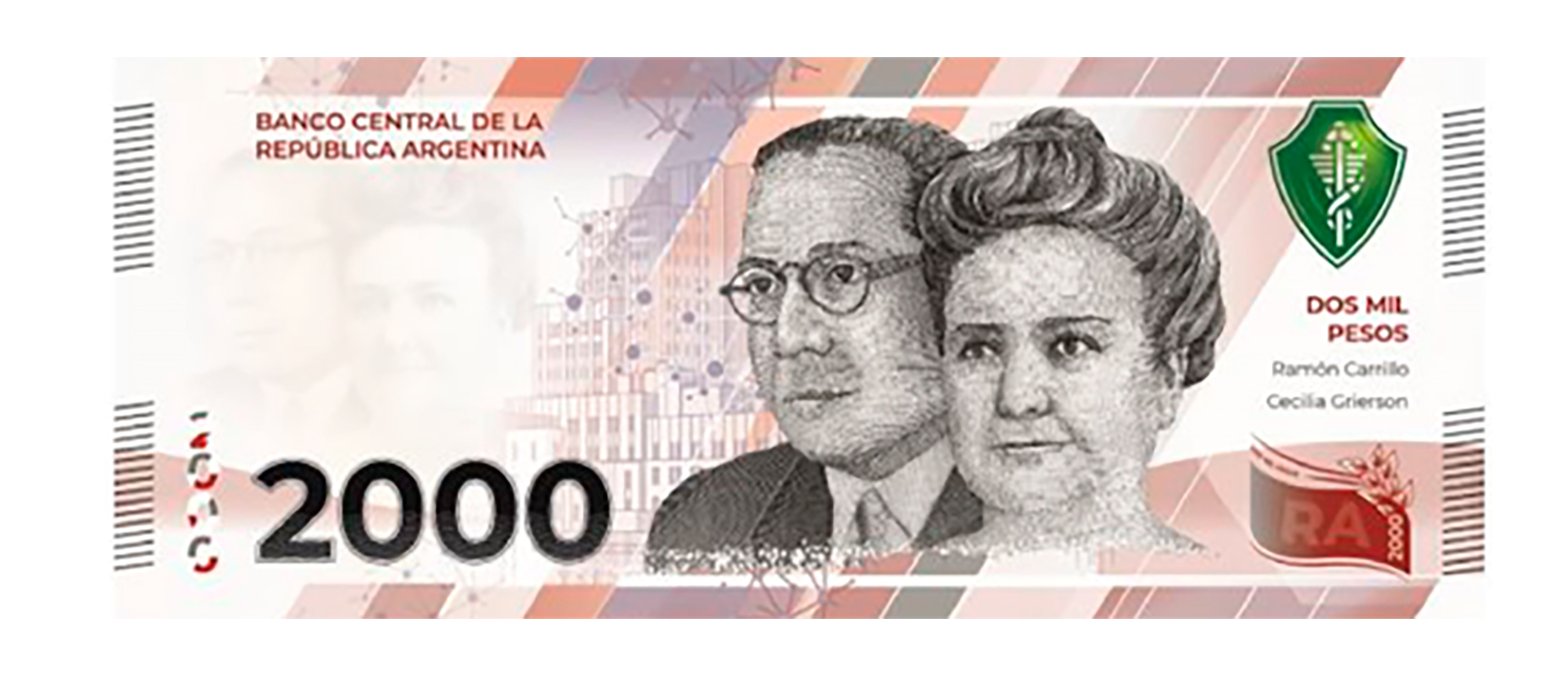 El lanzamiento de un nuevo billete de $2.000 que entrará en circulación en los próximos meses, tiene los rostros de Cecilia Grierson y Ramón Carrillo