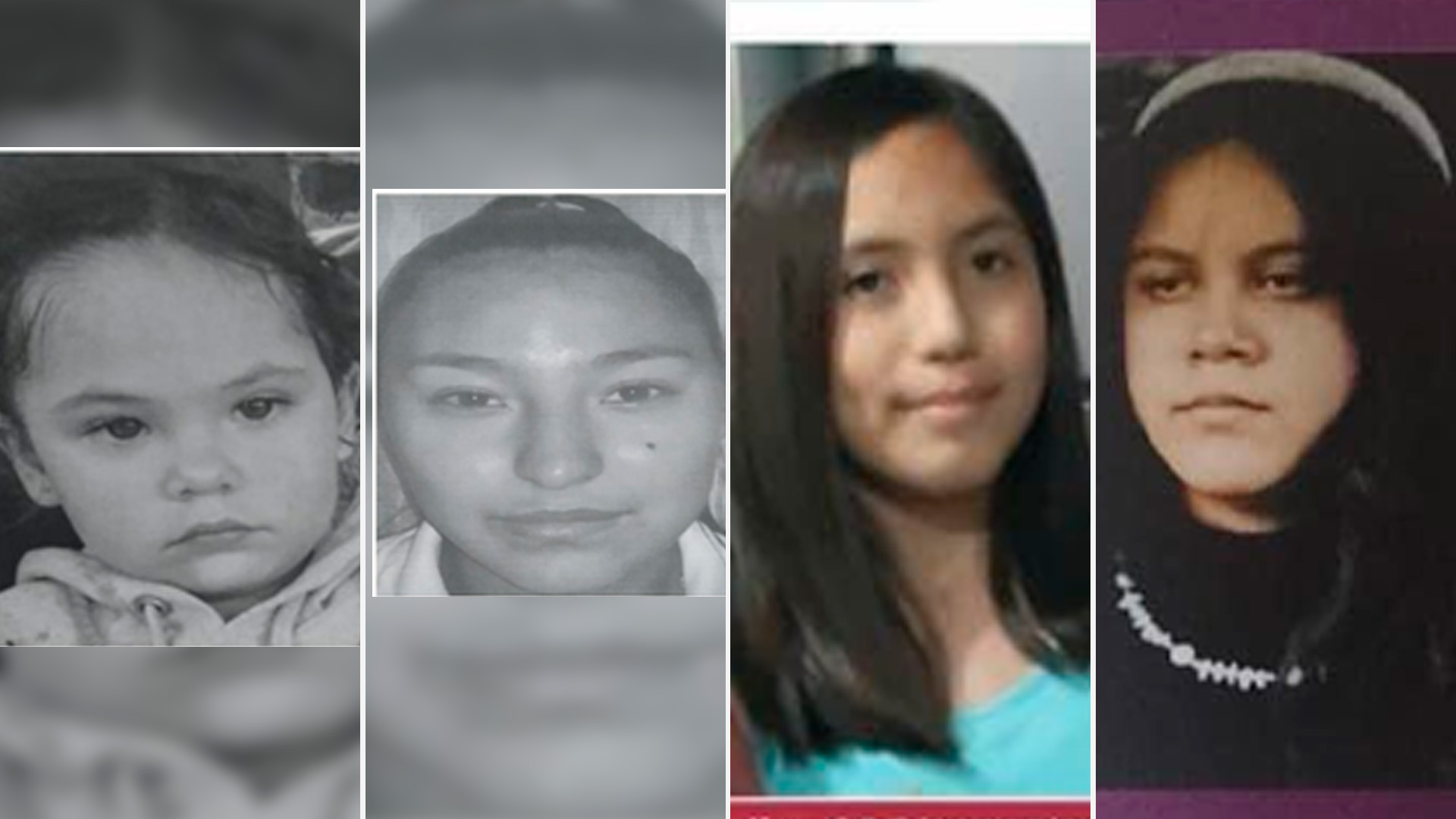 Cuatro menores desaparecieron en la alcaldía de Álvaro Obregón (Fotos: FGJCDMX)
