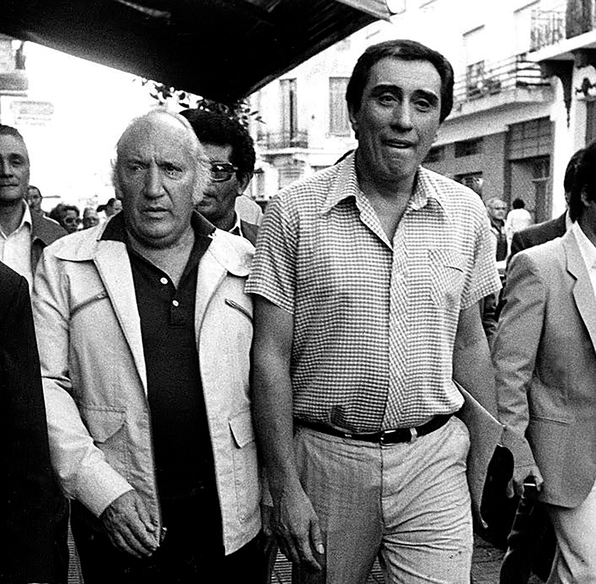 Ubaldini junto a Lorenzo Miguel, el líder sindical de las 62 Organizaciones peronistas