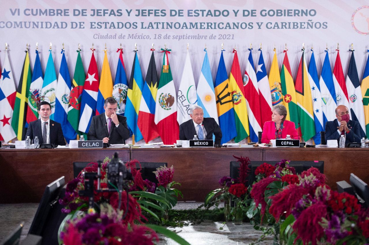 VI Cumbre de de la Comunidad de Estados Latinoamericanos y Caribeños (CELAC), llevada a cabo en Palacio Nacional