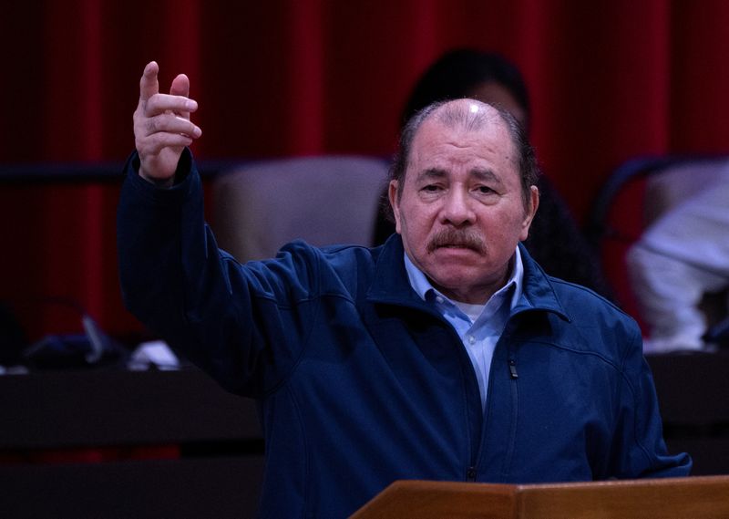 El dictador de Nicaragua, Daniel Ortega. (FOTO: Yamil Lage/REUTERS)