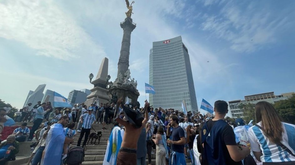 La celebración albiceleste del triunfo de Argentina en Qatar 2022 desde México