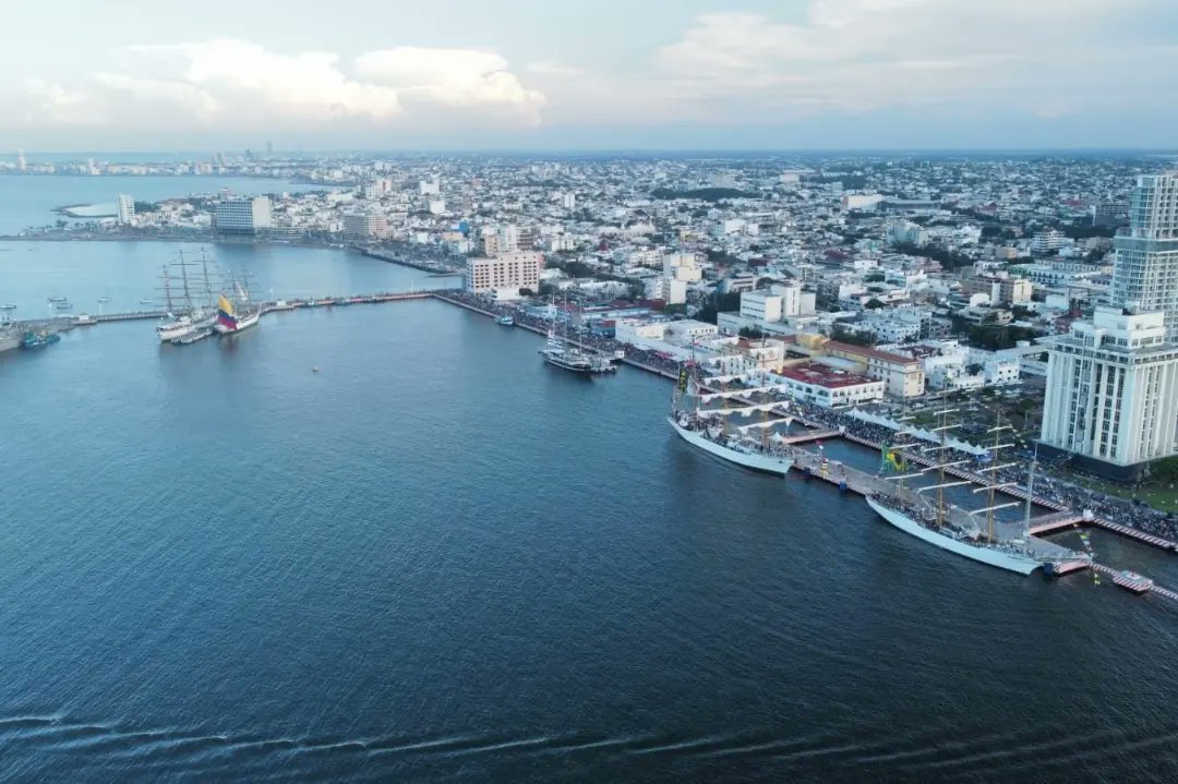 “Cabe destacar que los buques que participan en el Festival “Velas Latinoamérica 2022″, permanecerán del 23 al 28 de junio en el puerto de Veracruz (Foto: Semar)