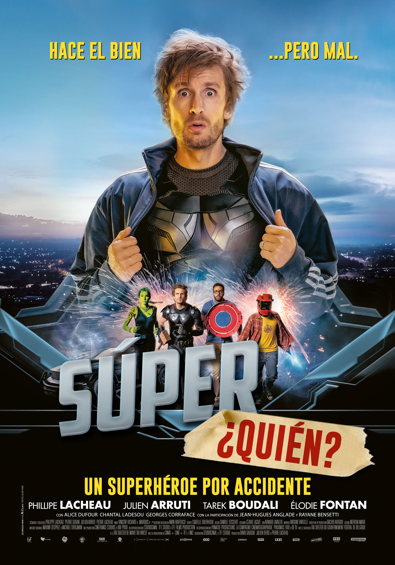 “badman” Un Superhéroe Francés Que Protagoniza La Película “super ¿quién” Infobae