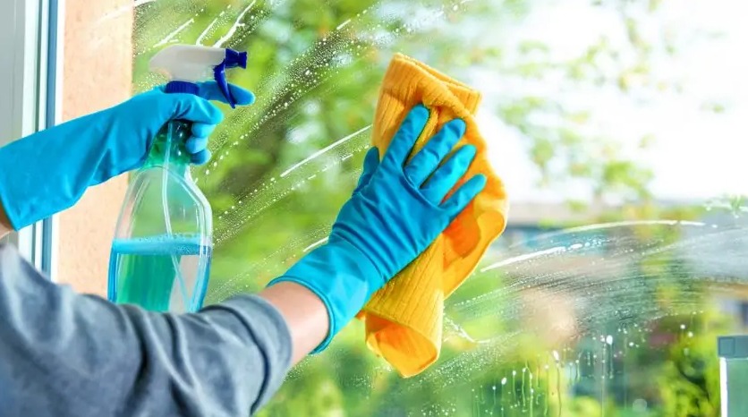 Limpieza de vidrios sin manchas con paño Green Fiber