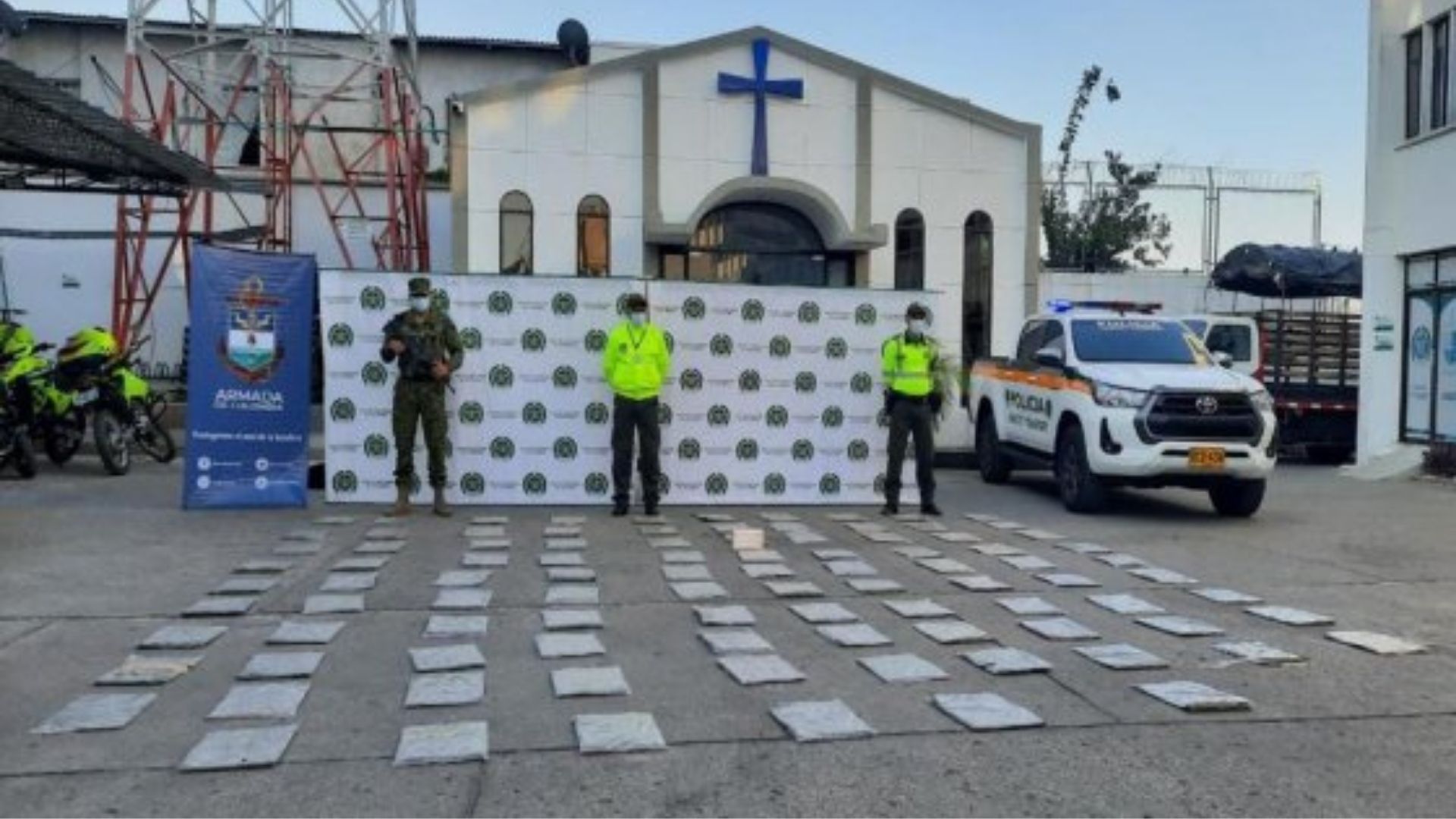 Armada y Policía incautarón más de 50 kilogramos de estupefacietes en Sucre. Armada de Colombia.