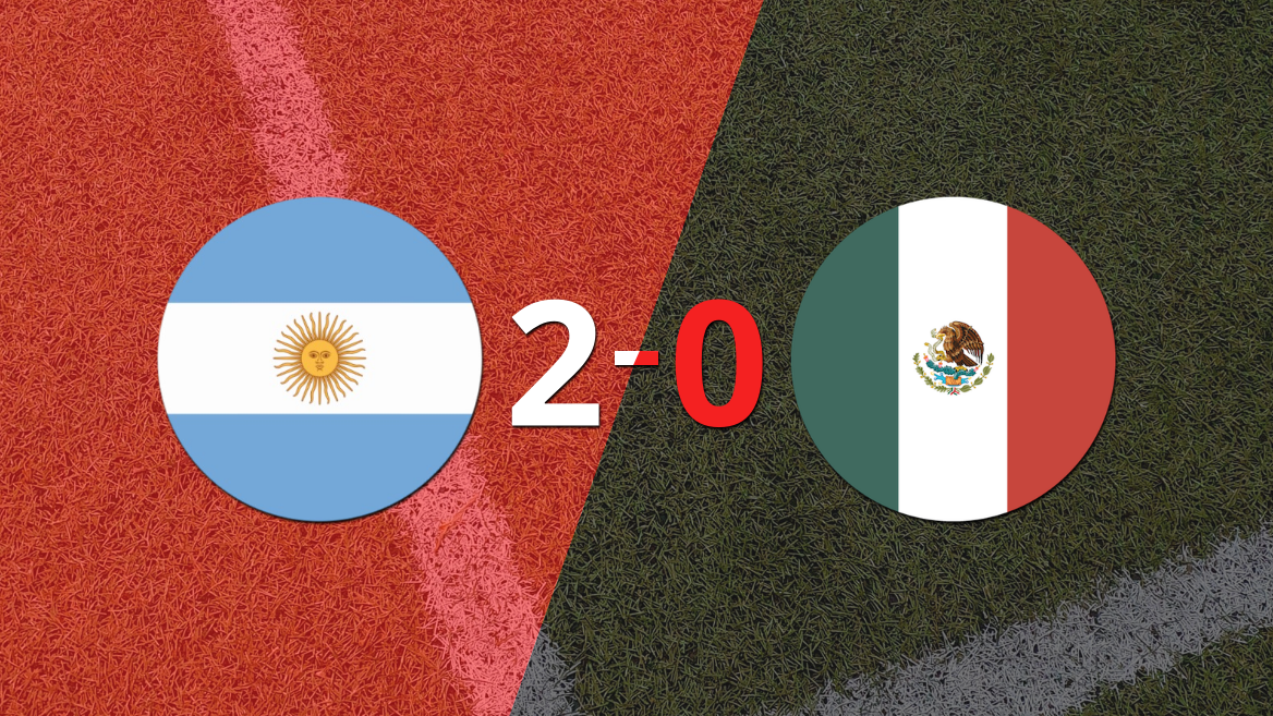 Qatar 2022: Argentina se quedó con el triunfo por 2-0 frente a México