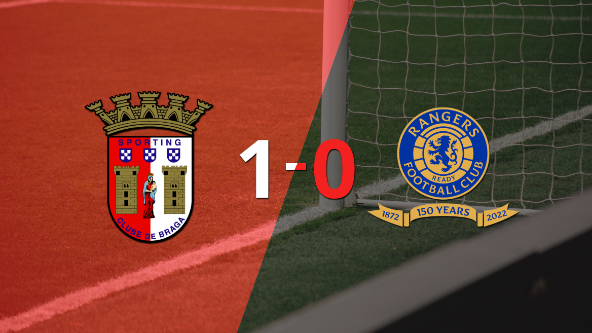 SC Braga le ganó 1-0 como local a Rangers