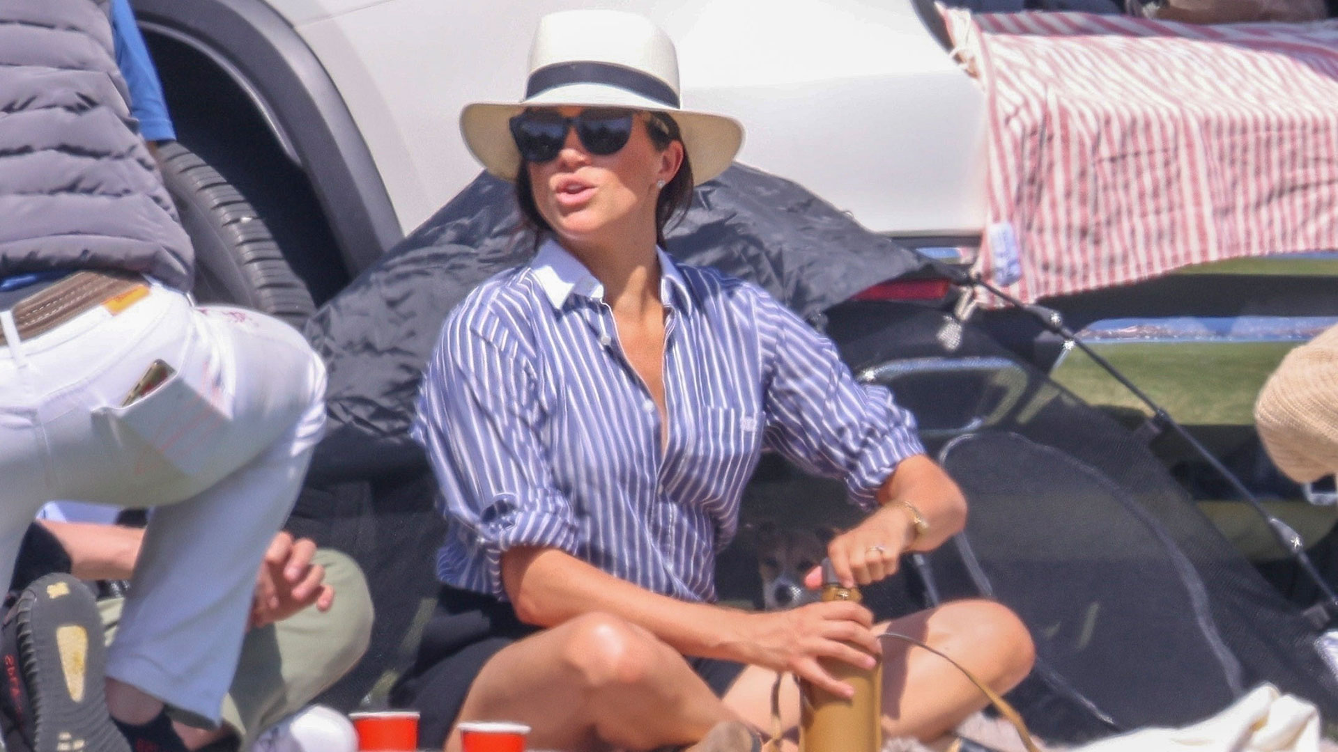 Meghan Markle was at the annual tournament "Harry East Memorial"which took place in California last weekend (The Grosby Group)