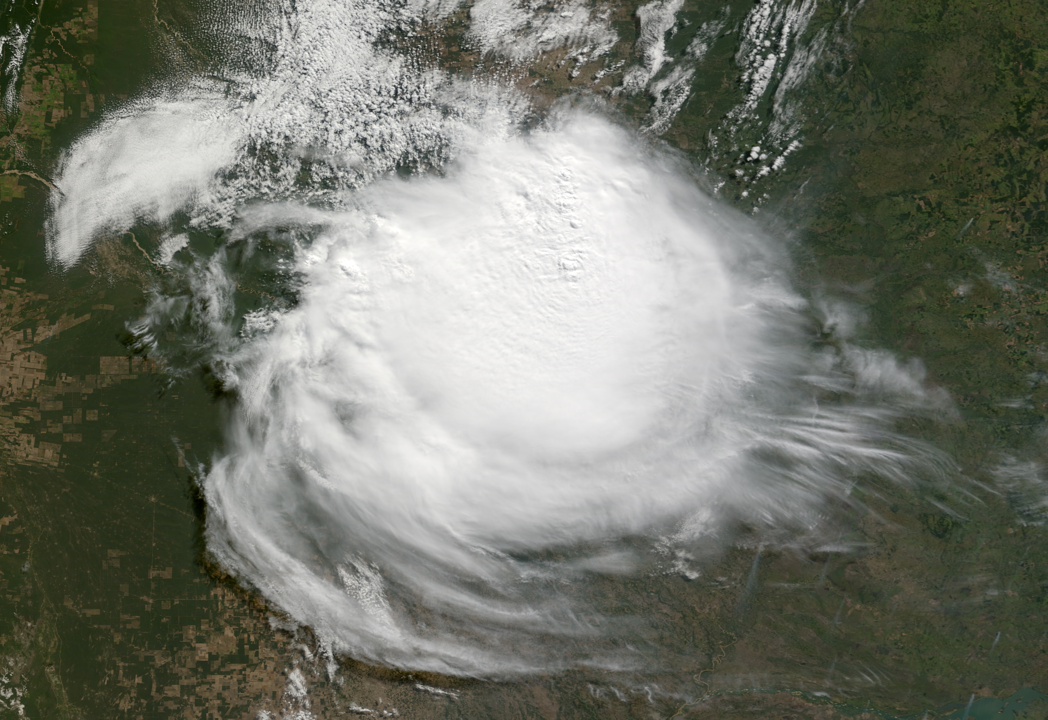 Tormenta ciclónica en el norte de Argentina