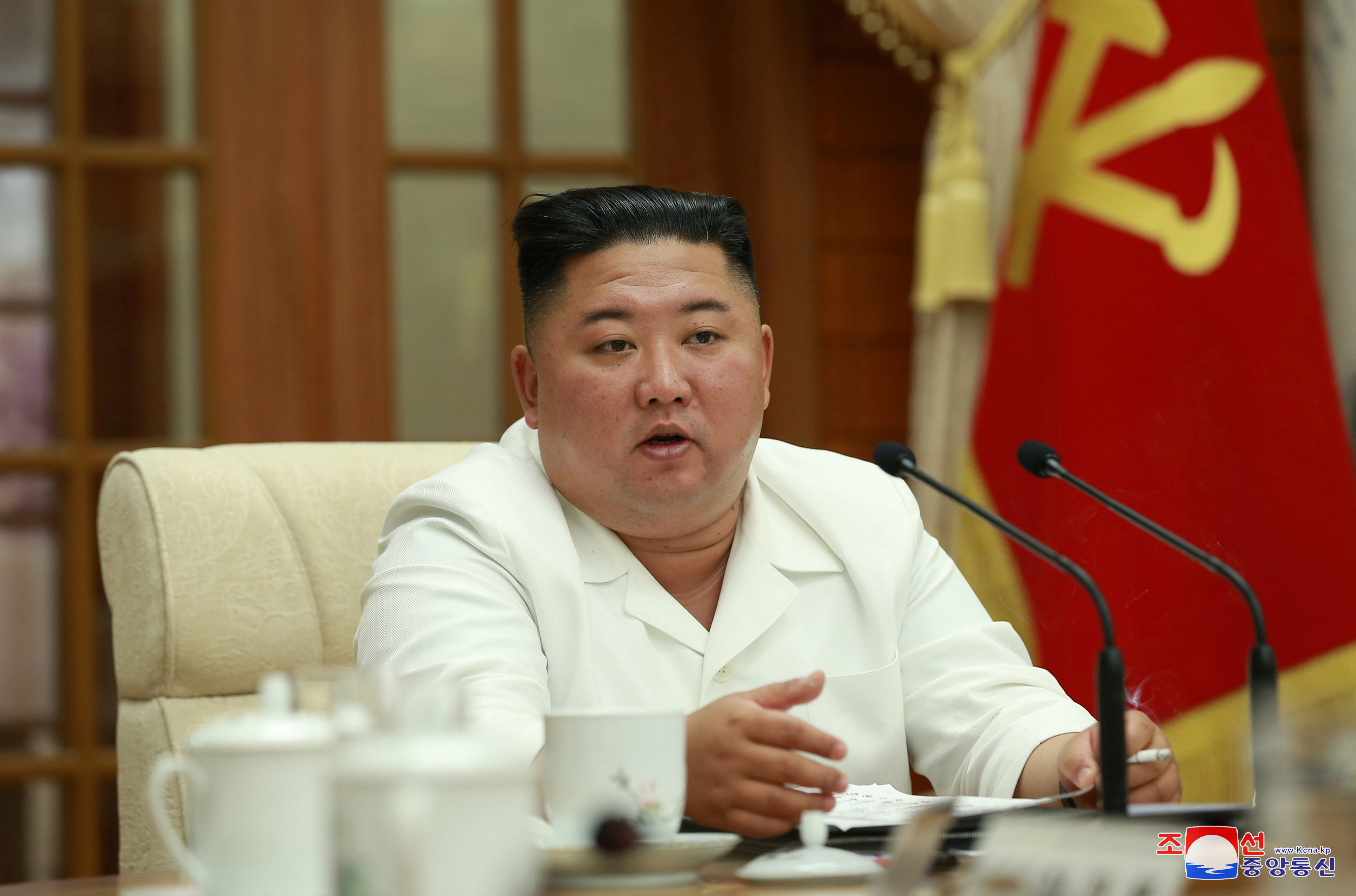 El líder de Corea del Norte, Kim Jong-un KCNA) 