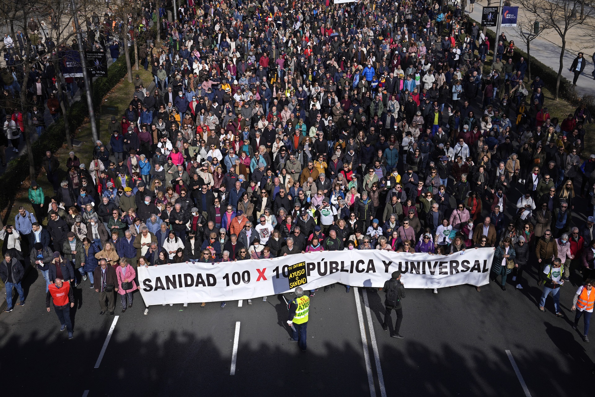Decenas de miles de personas ya habían protestado por la misma causa a mediados de enero (AP)