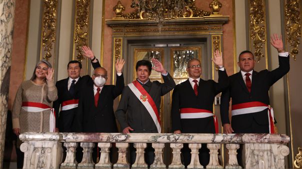 El 25 de mayo, Castillo tomó juramento a cuatro nuevos ministros. |Foto: presidencia