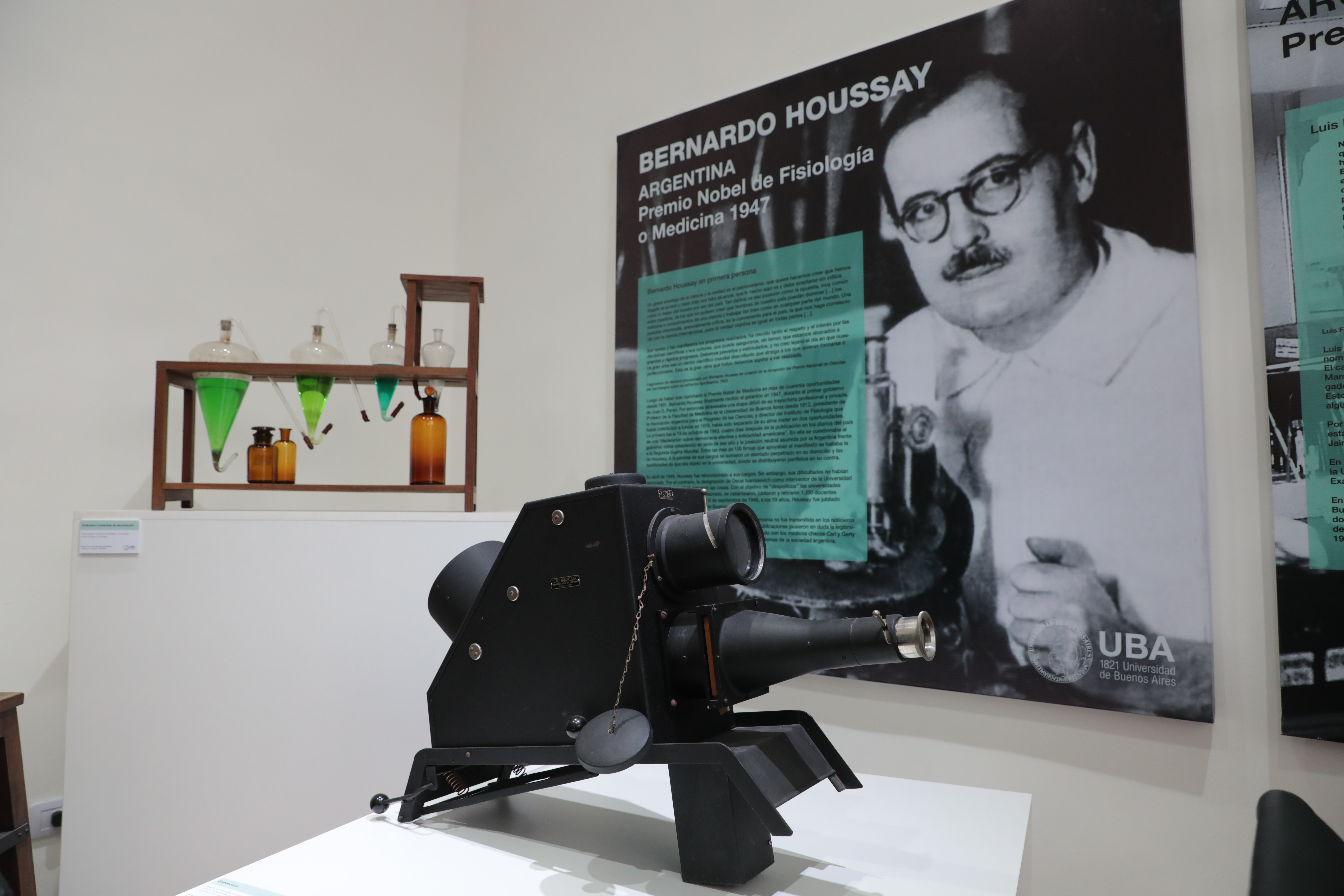 Houssay mismo fabricaba muchos de los instrumentos con los que trabajaba (Fotografía Casa de los Premios Nobel-UBA-Fabián García)