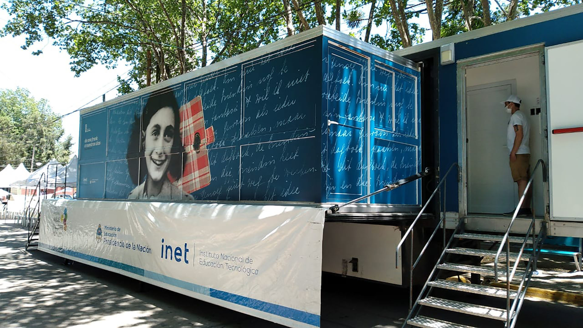 Ana Frank en Tecnópolis (Gentileza del Centro Ana Frank)