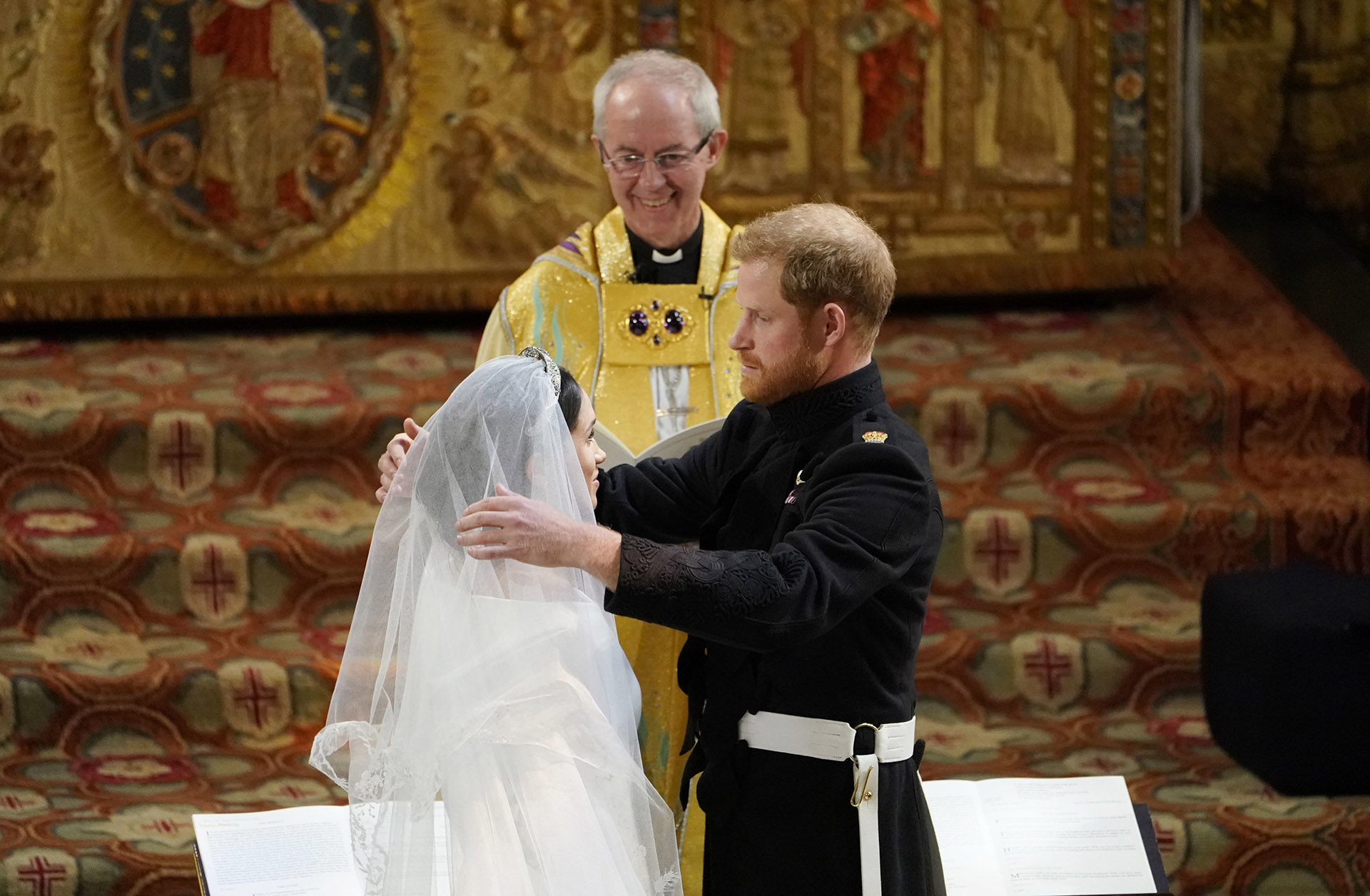 El arzobispo de Canterbury se negó a revelar qué pasó en las reuniones previas a la boda oficial de Meghan y Harry