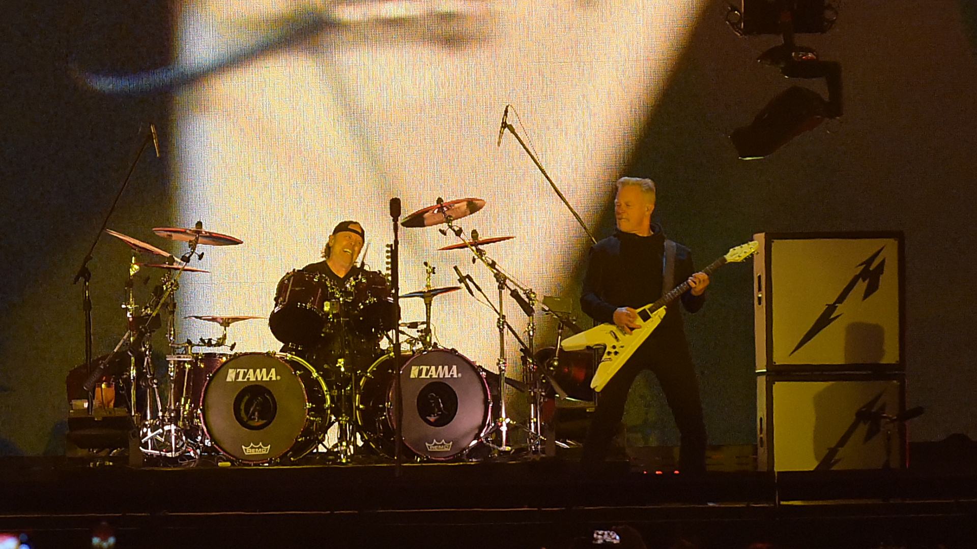 James Hetfield y Lars Ulrich llevaron adelante el enérgico show de Metallica en Buenos Aires
