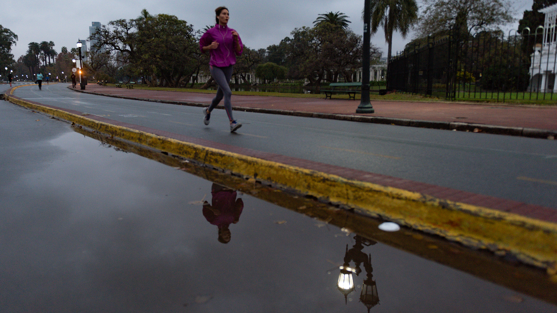 Entre los runners no se vieron barbijos. El protocolo publicado por el gobierno porteño no establece su obligatoriedad.
