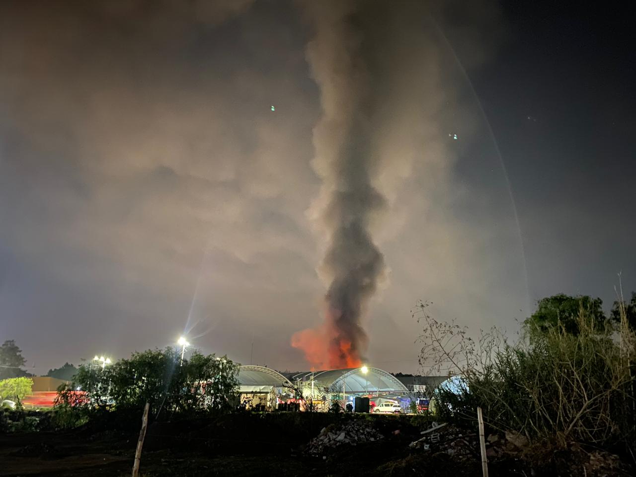 Se Registró Incendio En Central De Abasto En Oaxaca No Hubo Lesionados