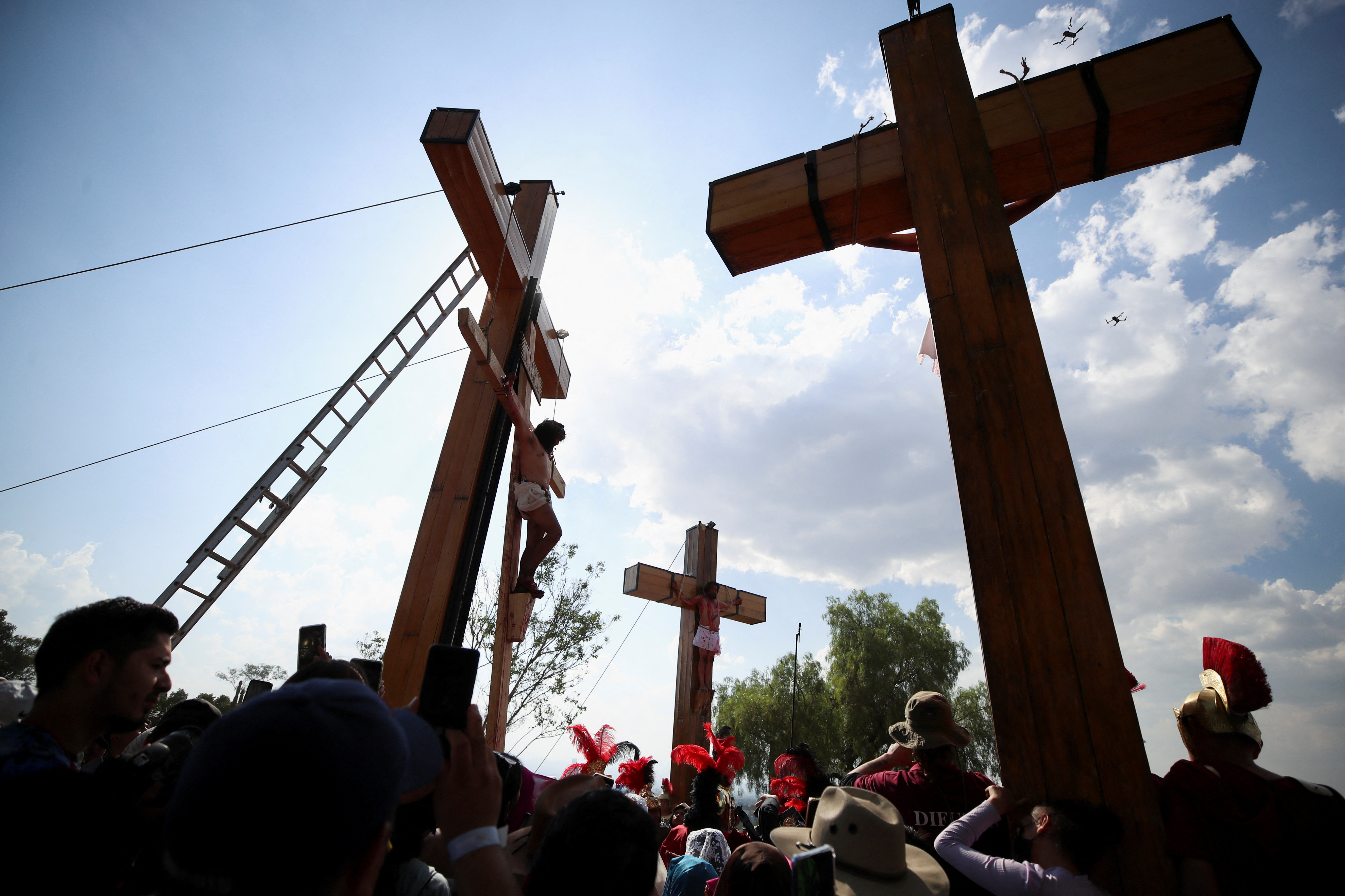 La pasión de Cristo es una tradición realizada en distintas partes del mundo (REUTERS/Henry Romero)