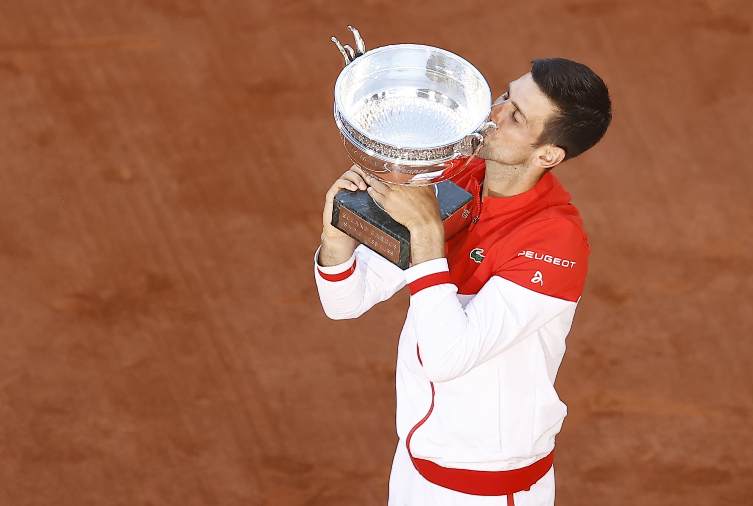 Novak Djokovic, campeón de Roland Garros 2021 / EFE/EPA/IAN LANGSDON/Archivo
