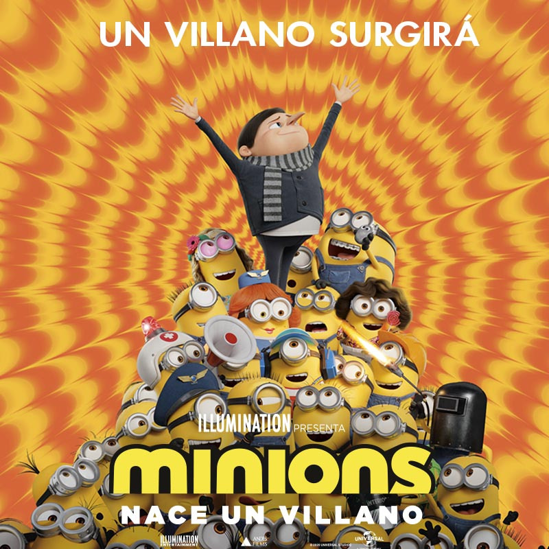 Póster de "Minions: nace un villano". (Universal Pictures)