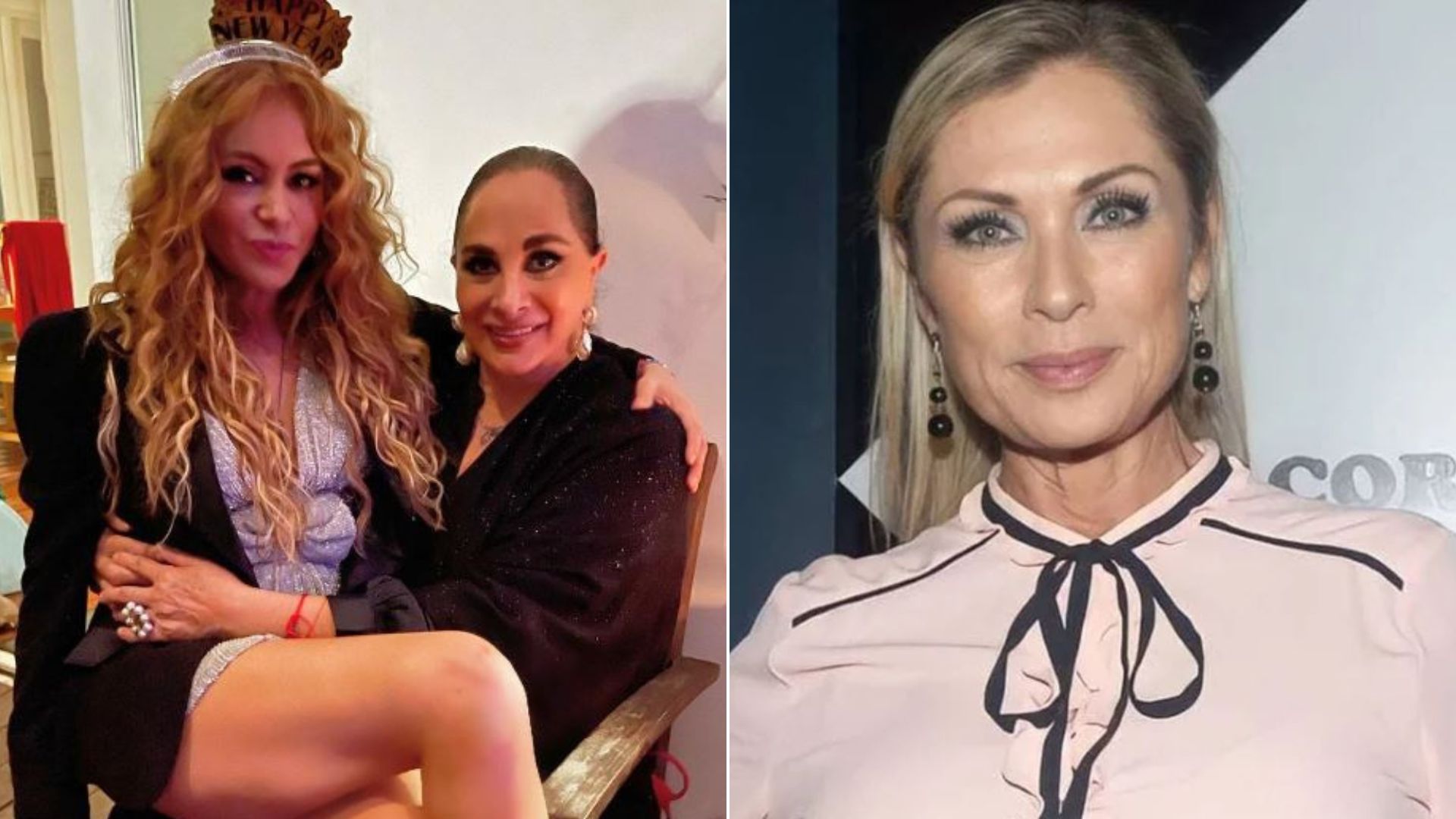 Leticia Calderón remembered when Paulina Rubio would get angry because she called "breast" Susana Dosamantes (Photos: Instagram @paulinarubio/@letycalderon79)