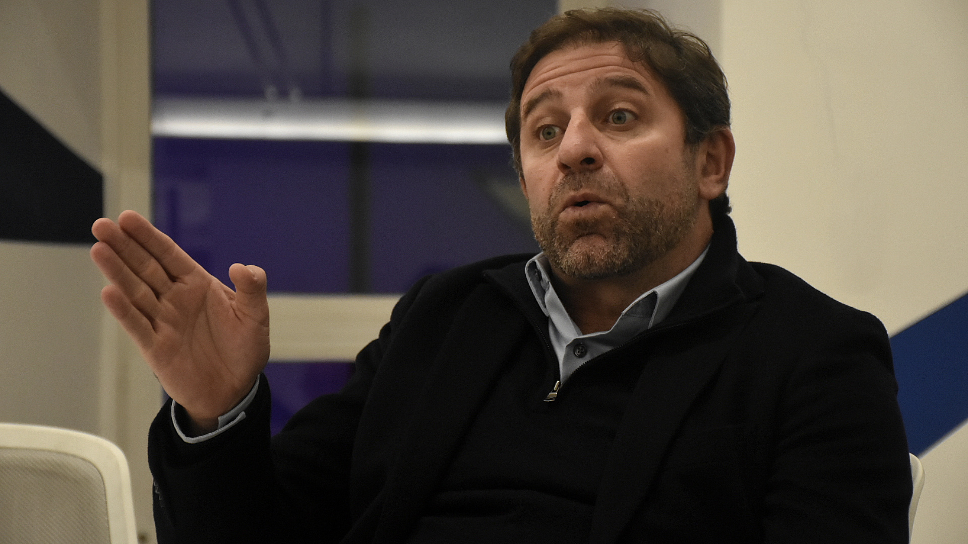 "De la grieta se sale con un plan de desarrollo para la Argentina que trascienda un gobierno en particular", dijo Fernando Straface (Foto Nicolás Stulberg)