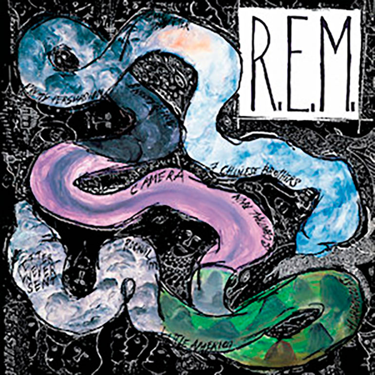 Portada del disco "Reckoning", de REM, realizada por Howard Finster