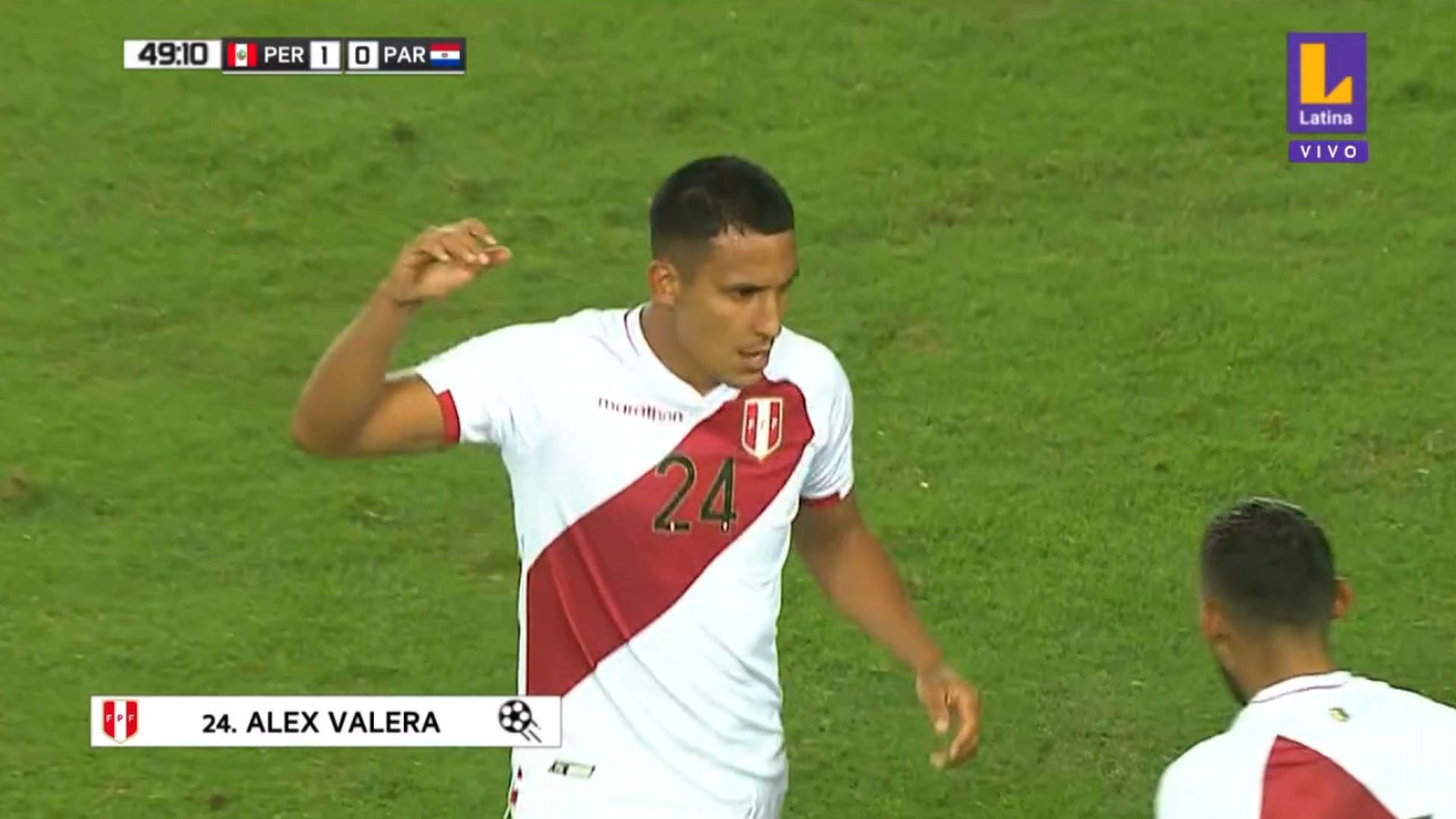 Golazo de Alex Valera para 1-0 de Perú ante Paraguay, amistoso en el Estadio Monumental