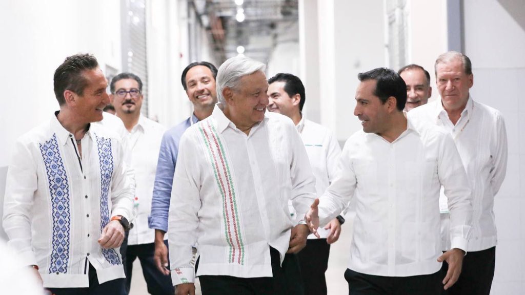 AMLO invited his fellow party members to march (Twitter/@MauVila)