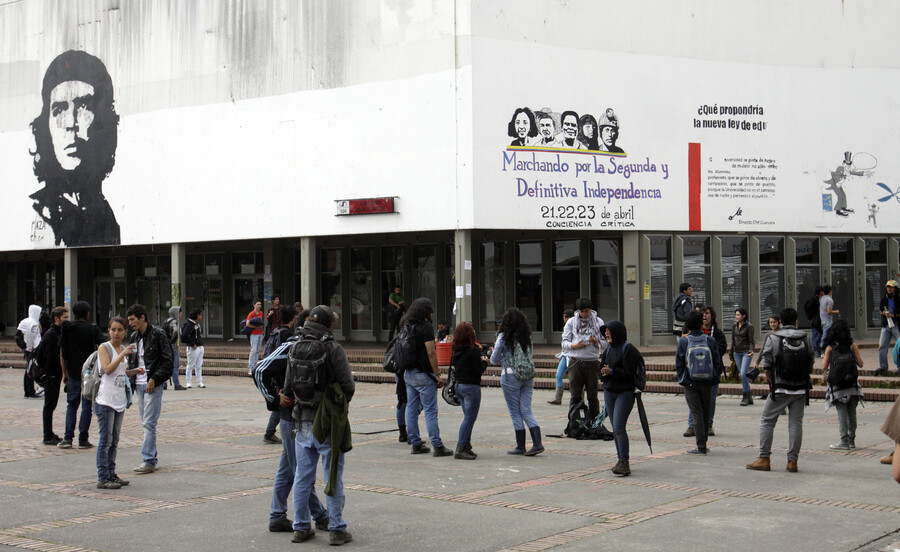Fachada de la Universidad Nacional de Colombia, en Bogotá. Foto: Colprensa.
