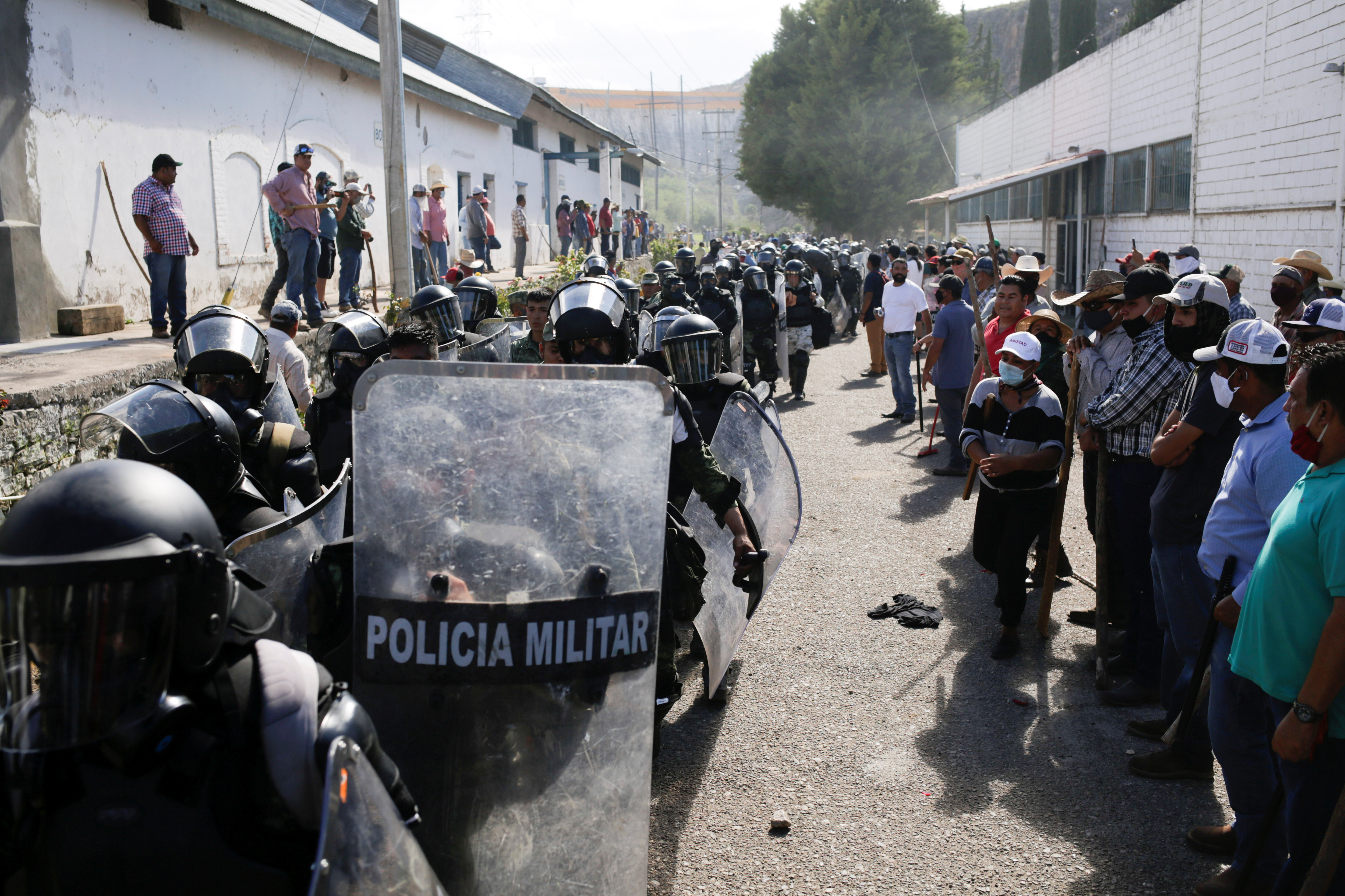 La presa La Boquilla sigue tomada y la válvula cerrada (Foto: REUTERS/Jose Luis Gonzalez)