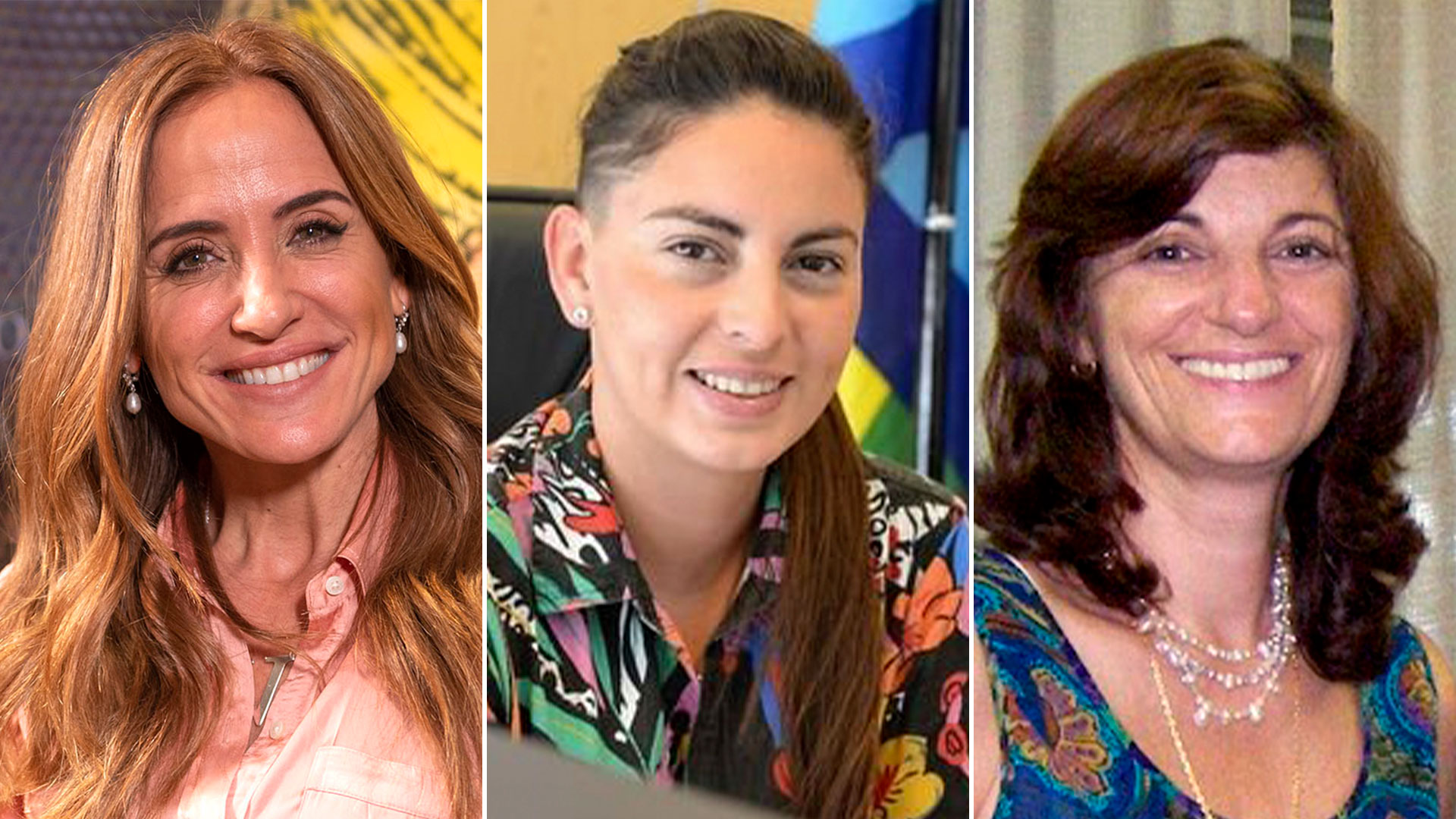 Las nuevas ministras: Victoria Tolosa Paz, Ayelén Mazzina y Kelly Olmos