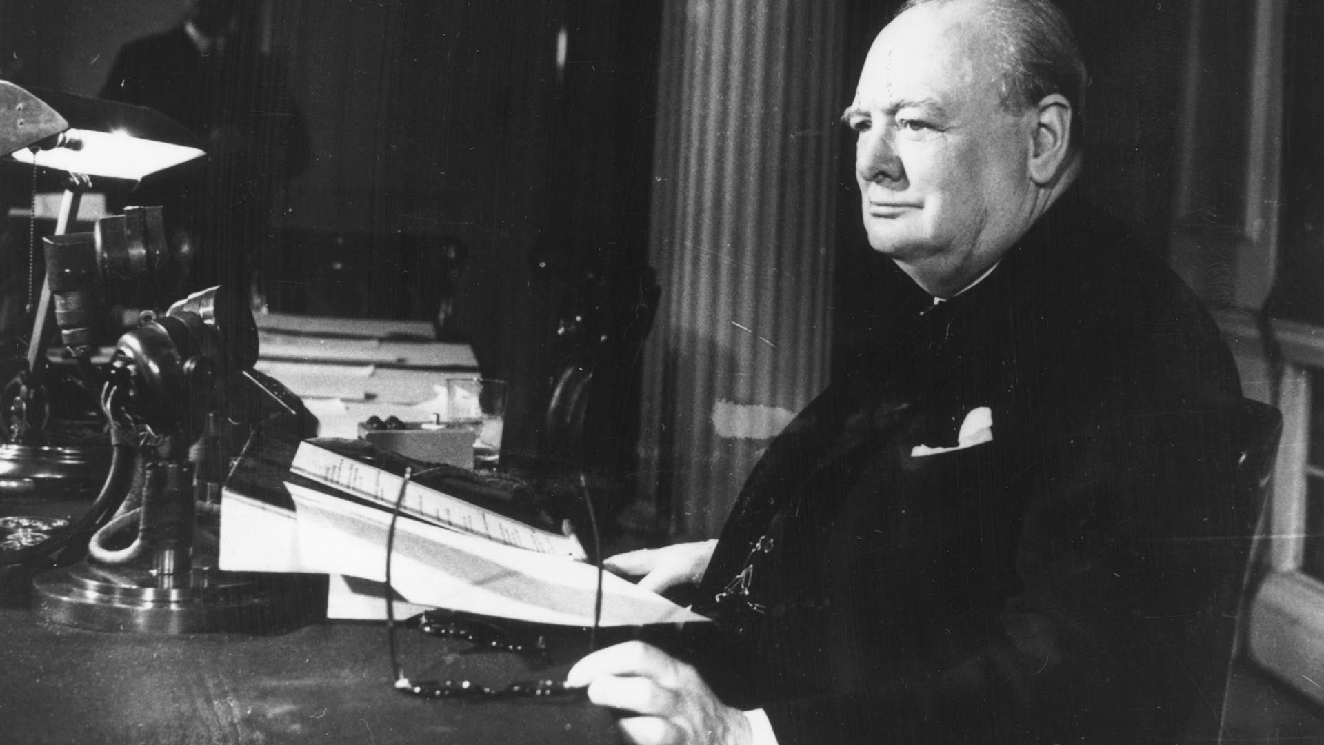 Winston Churchill, el primer ministro británico, fue uno de los personajes claves de esos cinco días. (Getty)