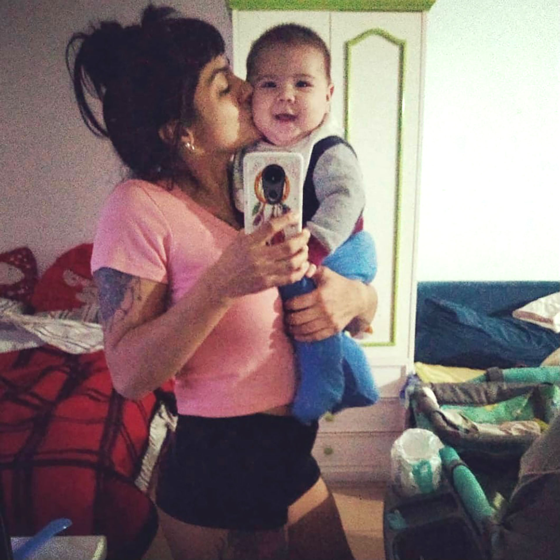 Paula Guerero: foto con Milo de sus redes sociales