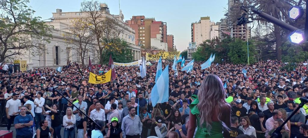 El acto de Javier Milei en Tucumán