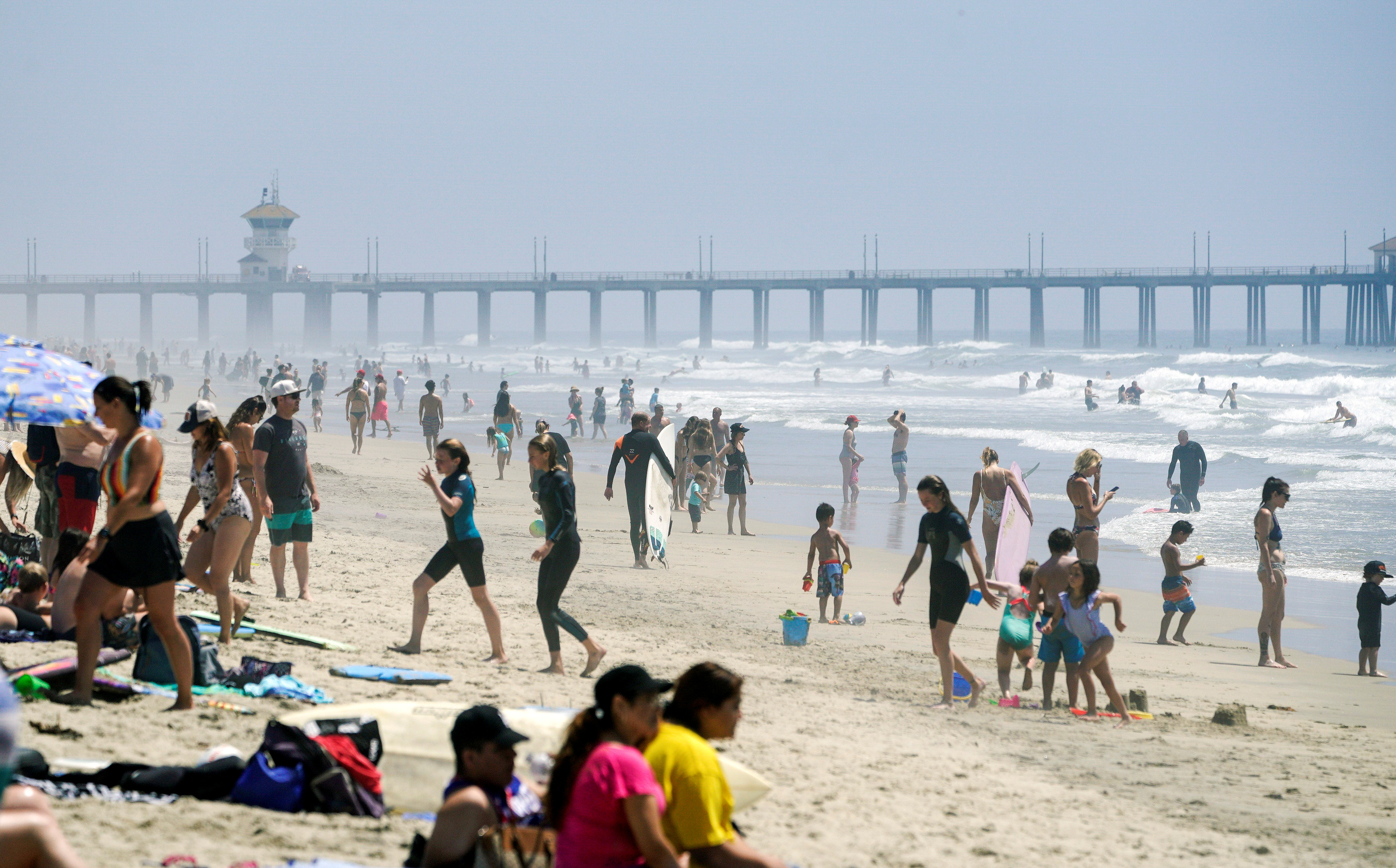 Huntington Beach, California, el 25 de abril (Foto: REUTERS/Kyle Grillot)