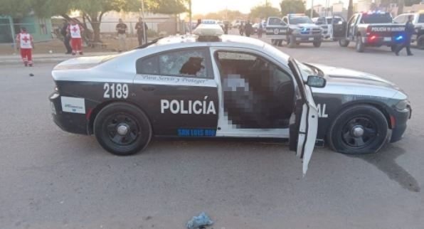 Días antes también asesinaron a dos policías de transito en San Luis Río Colorado (Foto: Twitter/@Elblogdelosgua1)