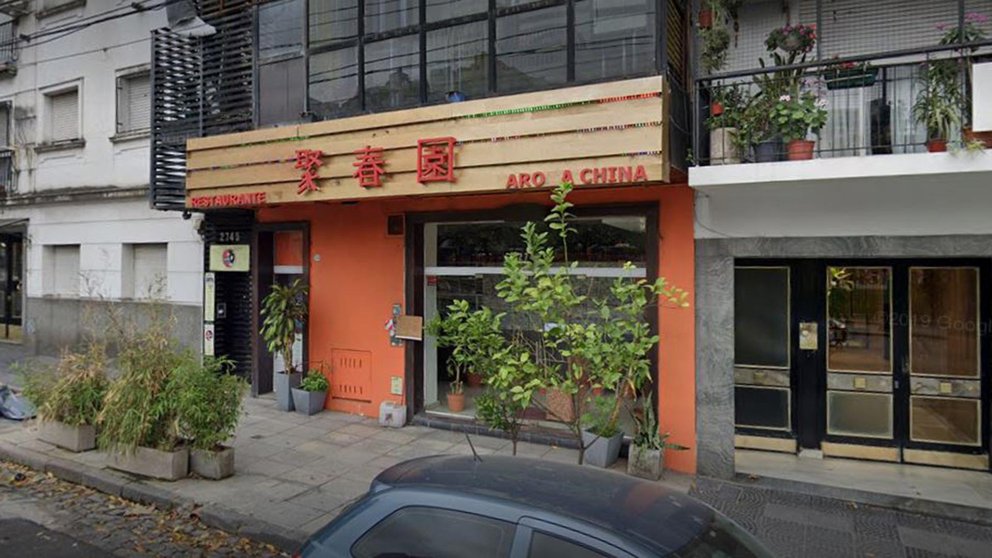 El restaurant Aroma China, la escena del crimen.