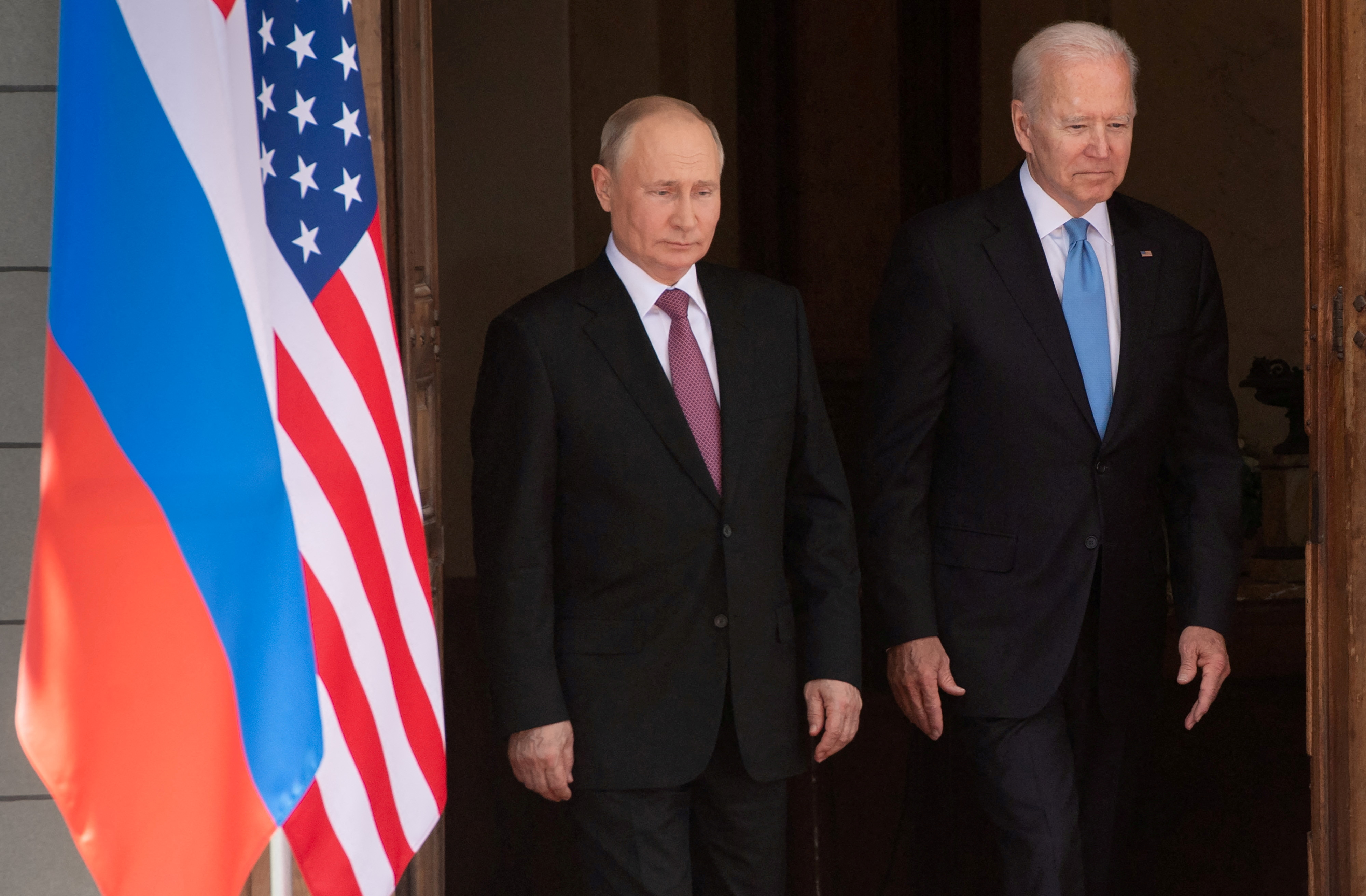 Biden confirmó la posibilidad de imponer sanciones contra Putin en caso de una invasión a Ucrania (Reuters)
