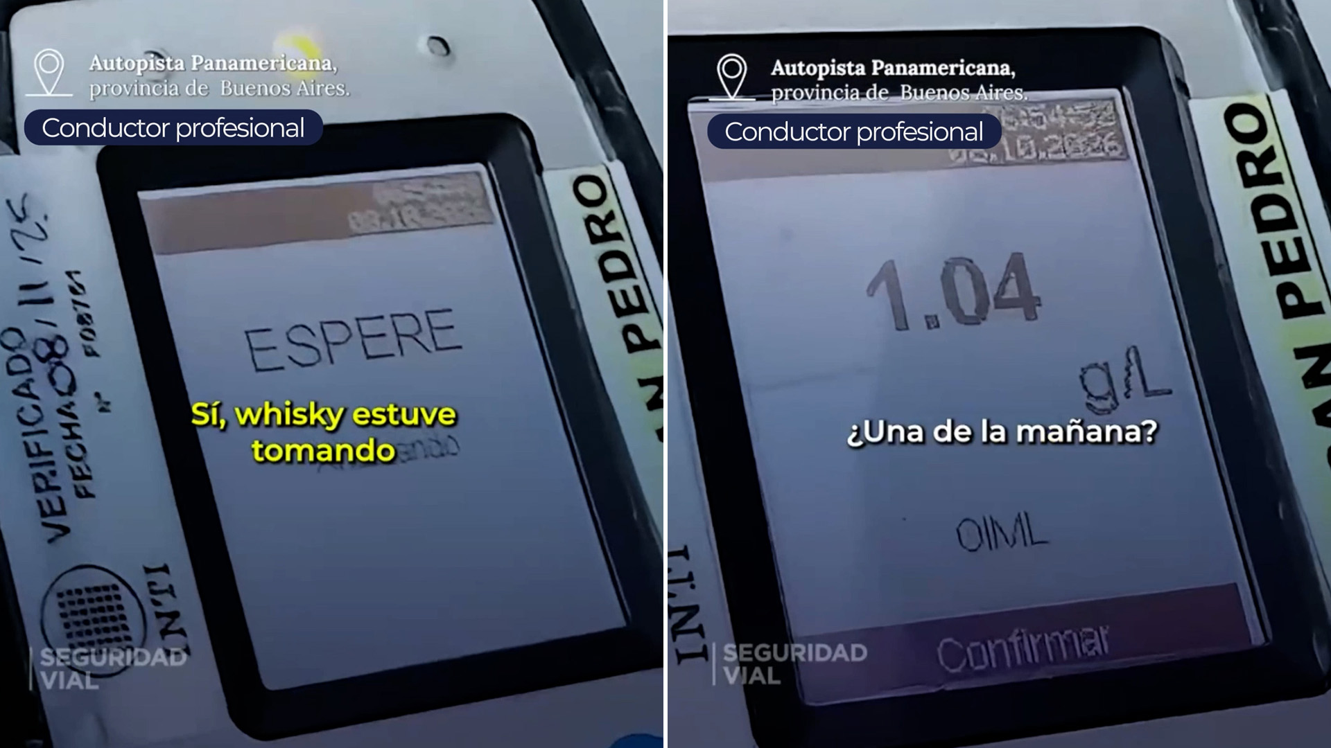 Dio positivo de alcoholemia, le retuvieron la licencia y deberá pagar una multa millonaria: "Whisky estuve tomando"