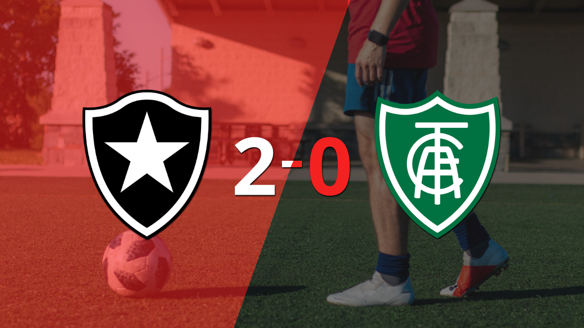 Derrota de América-MG por 2-0 en su visita a Botafogo